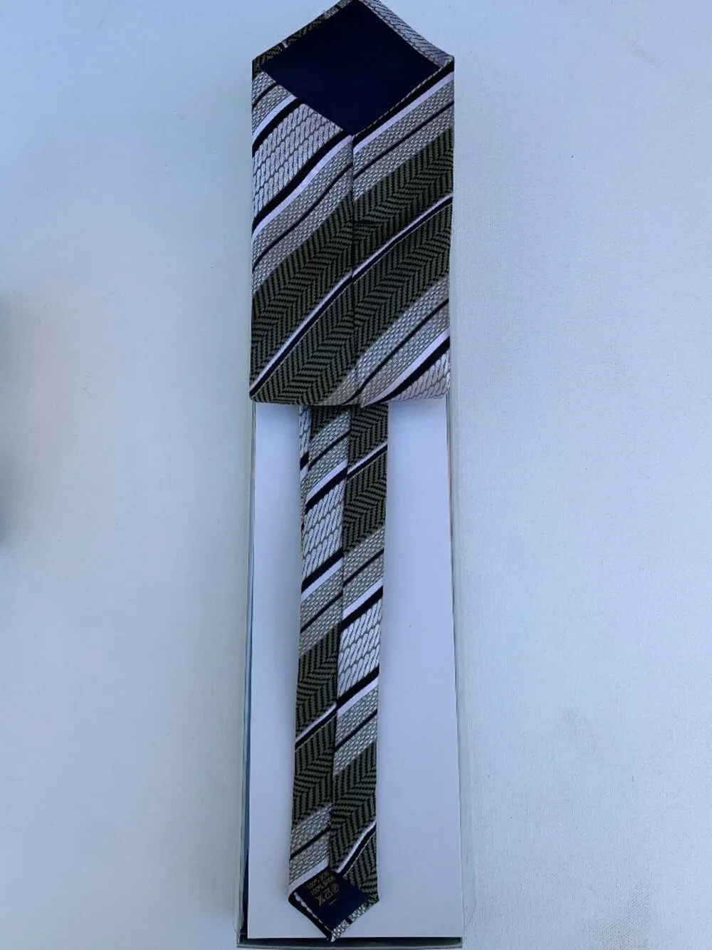 VITO RUFOLO 100% Silk Tie for Men Made in Italy 57